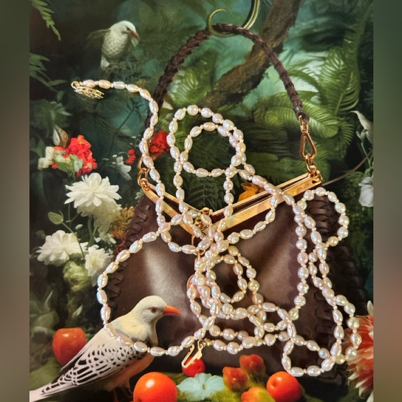 Jewelry - Rice pearl necklace with 14k gold clasp 38”